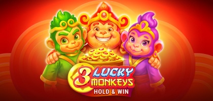 3 Lucky Monkeys Hold & Win