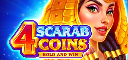 4 Scarab Coins: Hold and Win