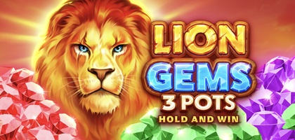Lion Gems 3 Pots: Hold and Win