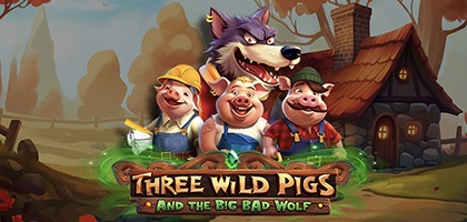 Three Wild Pigs and The Big Bad Wolf