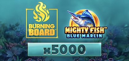 Mighty Fish™: Blue Marlin Burning Board™